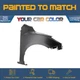 For 2012-2013 MAZDA 3 4DR Right Fender 4DR w/SG w/o SL Hole w/o Mld Hole Painted