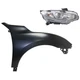 Headlight + Fender Set Halogen For 2016-2018 Honda Civic