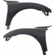 For Honda Civic Fender 2016 2017 2018 Driver and Passenger Pair/Set Front CAPA