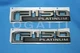 BRAND NEW OEM FENDER EMBLEM 2014-2015 FORD F-150 PLATINUM RH-LH SET FL3Z-16720-G BRAND NEW OEM FENDER EMBLEM 2014-2015 FORD F-150 PLATINUM RH-LH SET FL3Z-16720-G