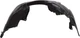 Front Fender Liner for Ford Mustang 2018-2022, Right (Passenger) Side, Plastic,