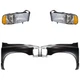 Fender and Headlight Kit For 2002 Dodge Ram 1500 Primed Left and Right Fender and Headlight Kit For 2002 Dodge Ram 1500 Primed Left and Right