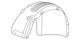 Genuine Volkswagen Fender Liner 5G0-805-970-N