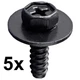 Set of 5 Phillips Hex Head Screws for Mazda Grille Bumper Cover and Fender Liner Set of 5 Phillips Hex Head Screws for Mazda Grille Bumper Cover and Fender Liner
