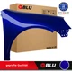 Fender for VW Golf V 5 LB5N right blue front painted hatchback galvanized Fender for VW Golf V 5 LB5N right blue front painted hatchback galvanized