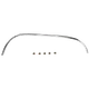 Fender Trim Molding For 1988-1998 GMC C1500 Chevrolet K1500 Front Right Chrome