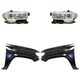Headlight Kit For 2019-23 Toyota Tacoma Left Right Assy Halogen with Fog Lights Headlight Kit For 2019-23 Toyota Tacoma Left Right Assy Halogen with Fog Lights