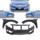 Auto Body Repairs Set Of 3 Front Coupe Sedan For 2016-2018 Honda Civic Si Model