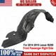 Front Right Inner Fender Liner Fits 2014-2016 Lexus IS200t IS250 IS300 IS350 Front Right Inner Fender Liner Fits 2014-2016 Lexus IS200t IS250 IS300 IS350