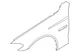 Genuine BMW Fender 41-35-5-A03-261