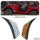 For Jeep Wrangler JL Gladiator JT Fender LED Turn Signal Ari Vent Lights Smoked For Jeep Wrangler JL Gladiator JT Fender LED Turn Signal Ari Vent Lights Smoked