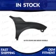 NEW Primed Passenger Fender For 2016-2018 Honda Civic Sedan/Coupe