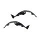 For Kia Soul 2017 2018 2019 Fender Liner Driver and Passenger Side | Pair | CAPA For Kia Soul 2017 2018 2019 Fender Liner Driver and Passenger Side | Pair | CAPA