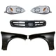 Headlight Kit for Honda Civic 1999-2000, Right (Passenger) and Left (Driver),
