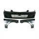 Set of Front Primed Bumper Cover & Steel Fender LH & RH Fits 99-00 Honda Civic