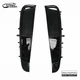 1 Pair For Porsche Panamera 17-23 Gloss Black Fender Grille Air Vents Trim US