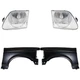 Front Fender for Ford F-150/F-250 1997-1997, Right (Passenger) and Left