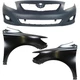 Bumper Cover Kit For 2009-2010 Toyota Corolla Base/CE/LE/XLE Front Japan Built Bumper Cover Kit For 2009-2010 Toyota Corolla Base/CE/LE/XLE Front Japan Built