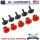 For Ford F-150 Fiesta Transit Connect Under Shield Screws Red Black Nut 5 Pairs For Ford F-150 Fiesta Transit Connect Under Shield Screws Red Black Nut 5 Pairs