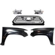 Grille For 2016-2017 Toyota Tacoma with Driver and Passenger Side Fenders Kit