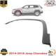 Front Fender Flare Textured Plastic Left Driver Side For 2014-2018 Jeep Cherokee Front Fender Flare Textured Plastic Left Driver Side For 2014-2018 Jeep Cherokee