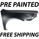 NEW Painted to Match - Front RH Passenger Side Fender for 2009-2012 Chevy Malibu NEW Painted to Match - Front RH Passenger Side Fender for 2009-2012 Chevy Malibu