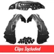 Fender Liner & Under Cover Set w/ Clips For 2011-2017 Toyota Sienna TO1228174
