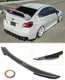 Rear Gurney Flap Wing Spoiler Extension For 15-21 Subaru WRX STi Primer Black 