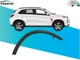 For 2014-2020 Mitsubishi Outlander Right Passenger Front Fender Flare Wheel Trim For 2014-2020 Mitsubishi Outlander Right Passenger Front Fender Flare Wheel Trim