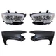 Fender Kit For 19-23 Toyota Tacoma Front Left & Right Steel CAPA with Headlamps