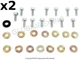VOLKSWAGEN (1950-1980) Fender Bolt Kit (2 KITS) JOPEX + 1 YEAR WARRANTY VOLKSWAGEN (1950-1980) Fender Bolt Kit (2 KITS) JOPEX + 1 YEAR WARRANTY
