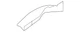 Genuine Nissan Fender Apron Extension 64112-3TA0A