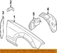 FORD OEM 05-14 Mustang Fender Fender Components-Fender Bracket 5R3Z16K039A FORD OEM 05-14 Mustang Fender Fender Components-Fender Bracket 5R3Z16K039A
