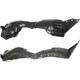 Set of 2 Fender Liner For 2013-2015 Nissan Altima Front Set of 2 Fender Liner For 2013-2015 Nissan Altima Front