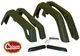 Crown 55254918K6 Front & Rear Fender Flare Kit for 1997-2006 Jeep Wrangler TJ