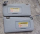 04 05 06 07 08 Acura TSX Sunvisor Shade Set Right/Left Side Sun Visor Gray 04 05 06 07 08 Acura TSX Sunvisor Shade Set Right/Left Side Sun Visor Gray