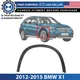 New Front RH side Fender Flares Textured Plastic For 2012-2015 BMW X1 BM1291103