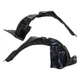 For Mitsubishi Mirage 2014-2020 Fender Liner Driver and Passenger Side Pair For Mitsubishi Mirage 2014-2020 Fender Liner Driver and Passenger Side Pair