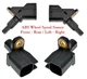 Set 4 ABS Wheel Speed Sensor Front / Rear Left & Right Fits:Mazda 3 Mazda 5 Set 4 ABS Wheel Speed Sensor Front / Rear Left & Right Fits:Mazda 3 Mazda 5