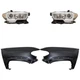 Fenders + Headlight Set Halogen For 2019-2023 Toyota Tacoma
