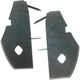 New Bumper End Caps For 2009-2014 Dodge Challenger Primed Front Plastic 2Pc New Bumper End Caps For 2009-2014 Dodge Challenger Primed Front Plastic 2Pc