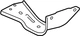 VW/Audi/Porsche 561821135C Fender Bracket (Front) VW/Audi/Porsche 561821135C Fender Bracket (Front)