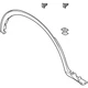 Ford OEM MOULDING Left LJ6Z16039AB Ford OEM MOULDING Left LJ6Z16039AB