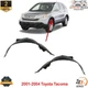 Front Fender Liner Right Passenger & Left Driver Side For 2007-2009 Honda CR-V