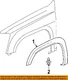 GM OEM 91-12 Bravada Pick Up Box Exterior Trim-Flare Retainer 11561353 GM OEM 91-12 Bravada Pick Up Box Exterior Trim-Flare Retainer 11561353