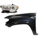 Fender + Headlight Set Halogen For 2019-2023 Toyota Tacoma Fender + Headlight Set Halogen For 2019-2023 Toyota Tacoma