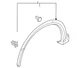 Genuine Mitsubishi Wheel Opening Molding 7400A713 Genuine Mitsubishi Wheel Opening Molding 7400A713