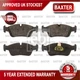 Fits BMW 3 Series 1990-2007 Z4 2002-2009 Baxter Front Brake Pads Set