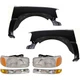 Fender Kit For 1999-2006 GMC Sierra 1500 Front LH and RH 6Pc Canada or USA Built Fender Kit For 1999-2006 GMC Sierra 1500 Front LH and RH 6Pc Canada or USA Built