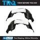 TRQ Front Inner Fender Liner Set Fits 2011-2014 Toyota Sienna